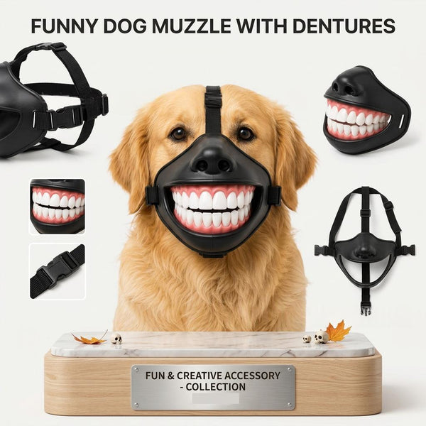 Museruola decorativa con denti per cani – Halloween