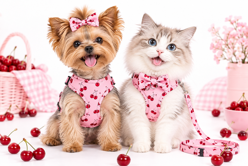 Cane e Gatto Set Ciliegia