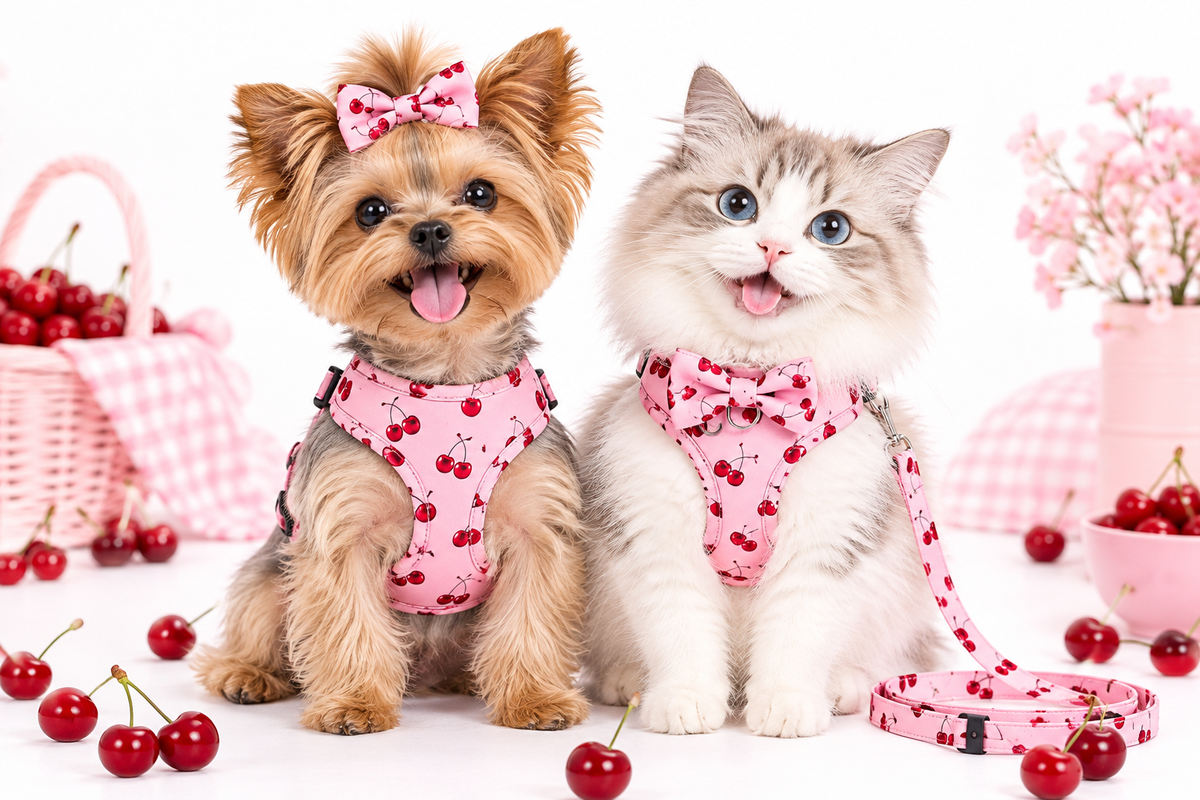 Cane e Gatto Set Ciliegia