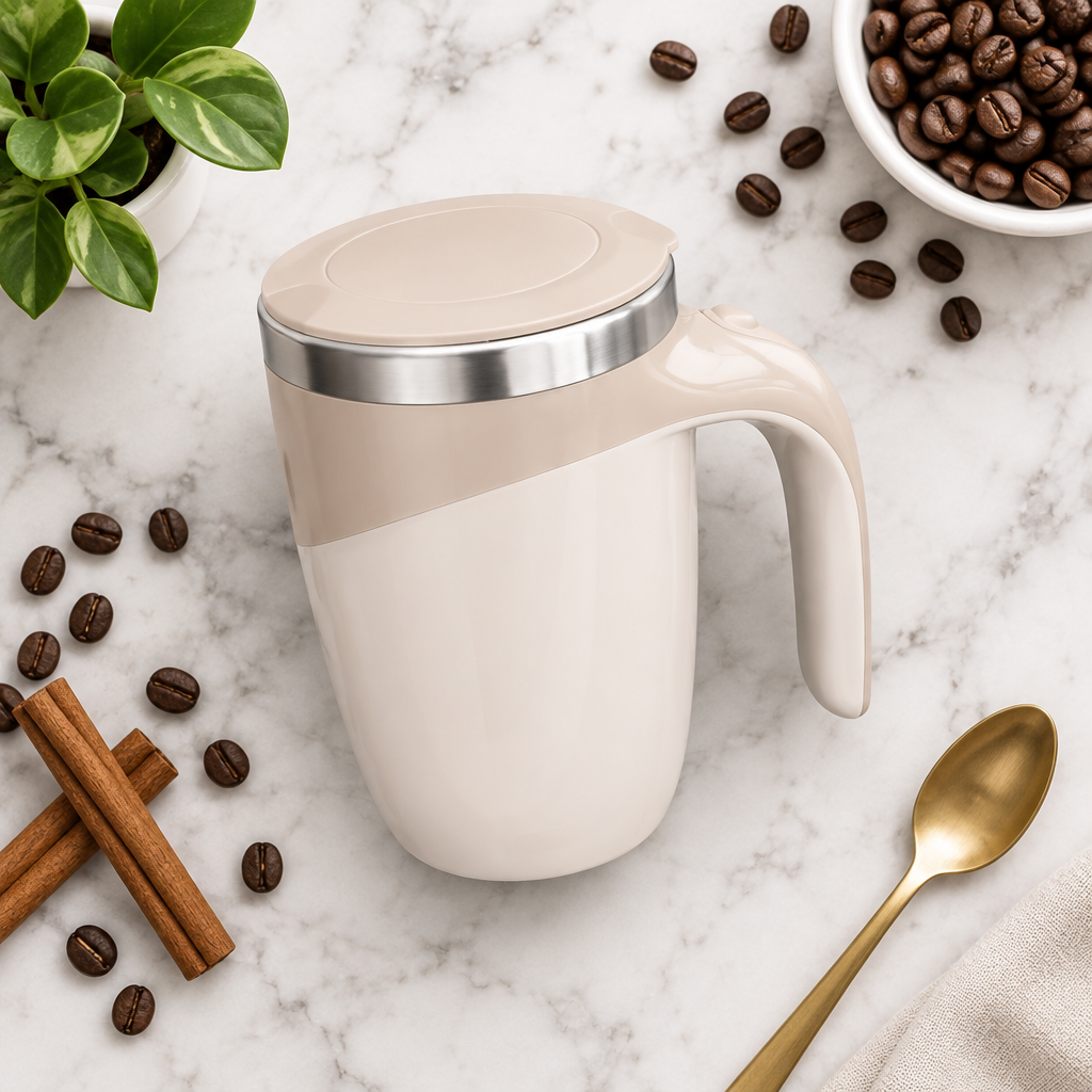 Flat lay – tazza bianca