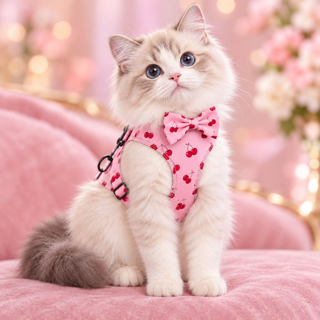 Gatto con Set Ciliegia