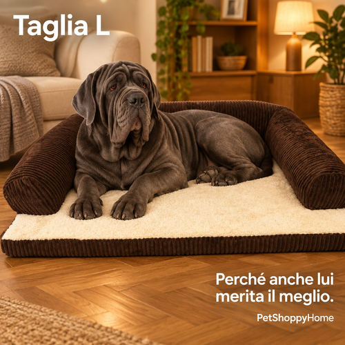 Cuccia divano corduroy Taglia L - Mastino
